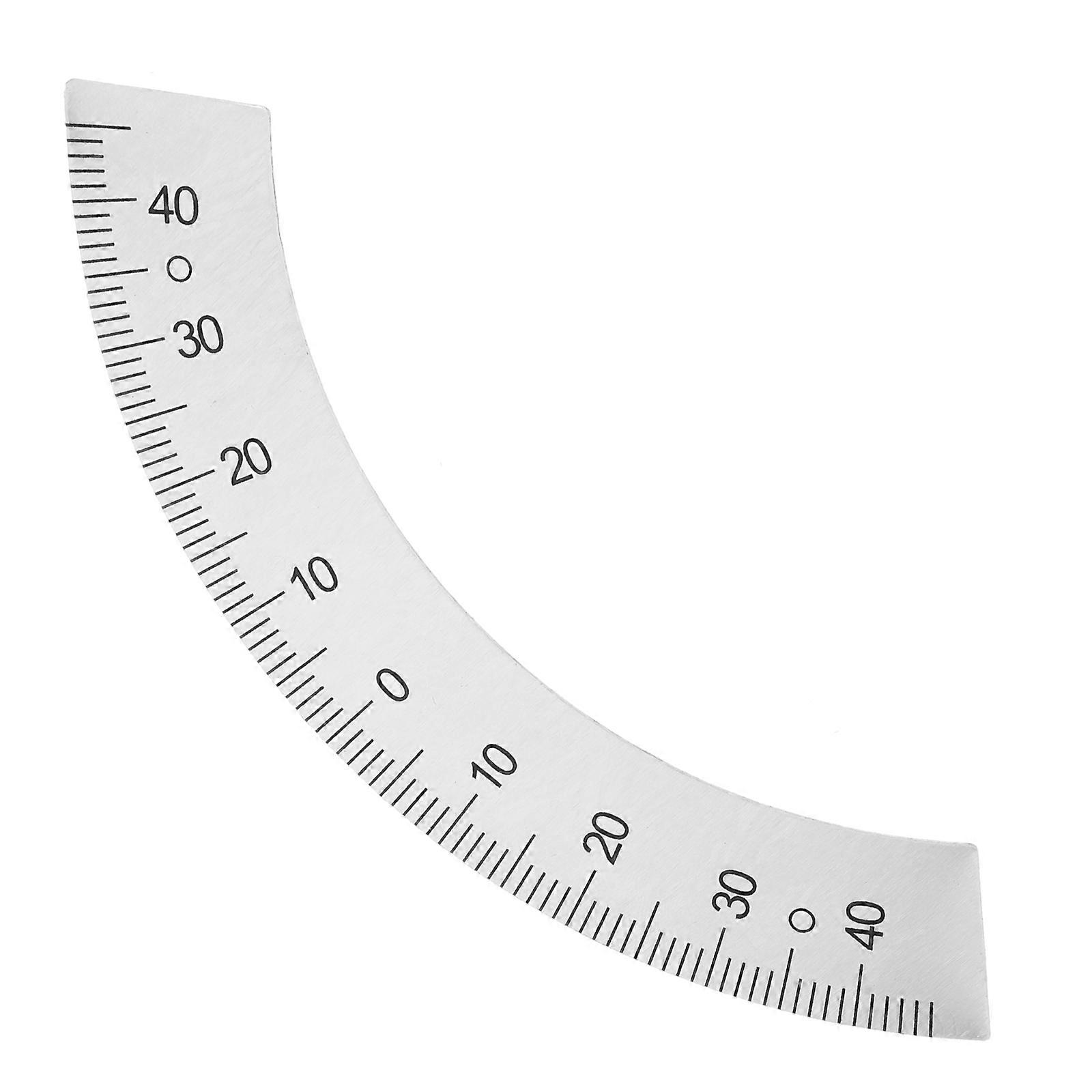 Scale Ruler 45 Degree Angles Ruler Small Protractor Milling Machine Scale Ruler