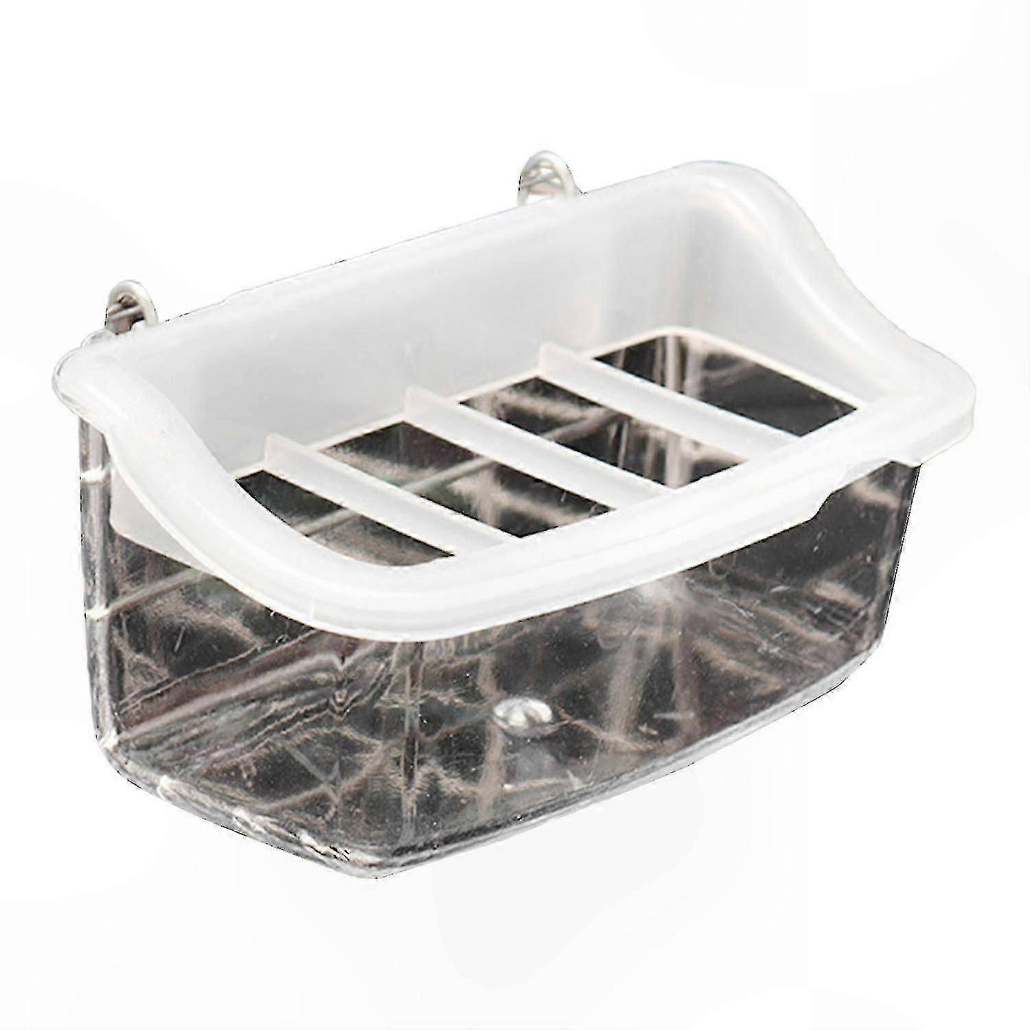 Anti-Splash Bird Feeder Box for Cage Use
