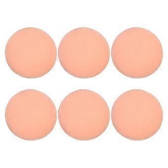6pcs Makeup Powder Sponges for Foundation and Concealer Small Makeup Puff for Face Dry Wet Dual-Use Cosmetic Powder Puffs Round