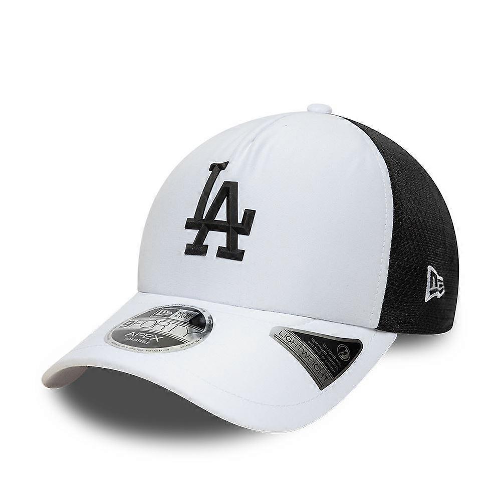 LA Dodgers MLB Sporty White 9FORTY Apex Adjustable Cap