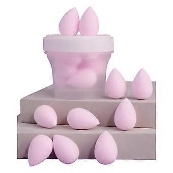 10 Pcs Makeup Sponge Dry and Wet Makeup Sponges Water Drop Shape Makeup Eggs Makeup Powders Puff Beauty Makeup Sponges  Light pink