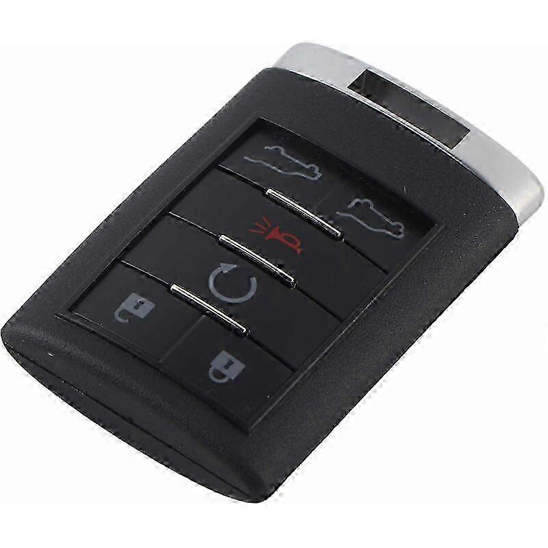 Replacement 6 Button Smart Keyless Remote Key Shell Case Fob compatible with Cadillac Escalade