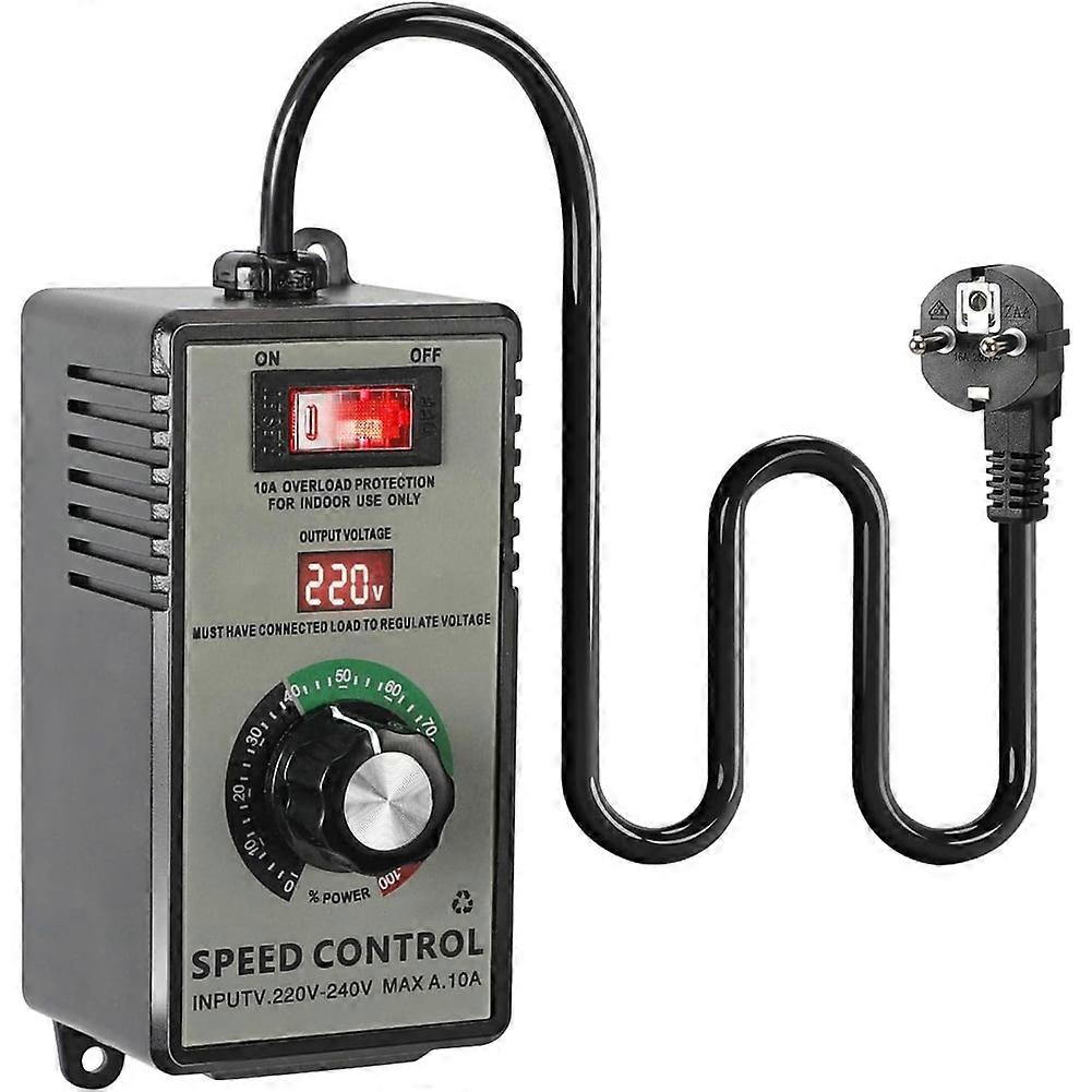 Speed Controller 230 V for Motor - Electronic Voltage Regulator with Continuous Speed Control,for Angle Grinders,Eu Plug