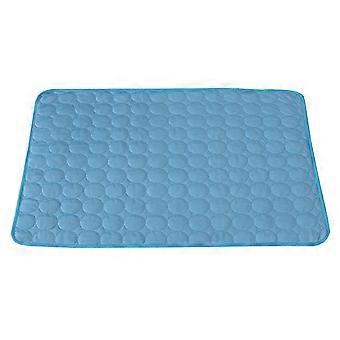 Pet Cooling Mat Sky Blue Summer Cooling Mat for Dogs 3Pcs Bed Accessories