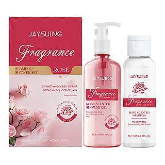 Fragrance shampoo and body wash set Long-lasting perfumes scented Refreshing Morning Shower Routine
