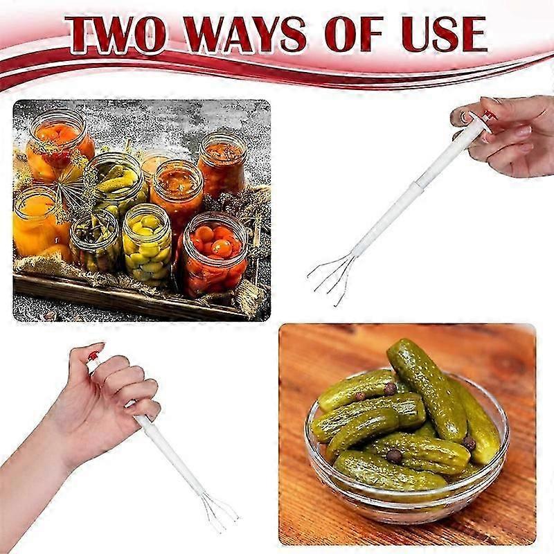 Multifunction Flexible Pickle Claws 4Pcs Stainless Steel Olive Pepper Picker