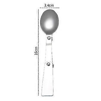 3pcs Foldable Muti-function Stainless Steel Spork, Camping Traveller Sporks, Flatware Cutlery Spoon Fork With Carrying Case