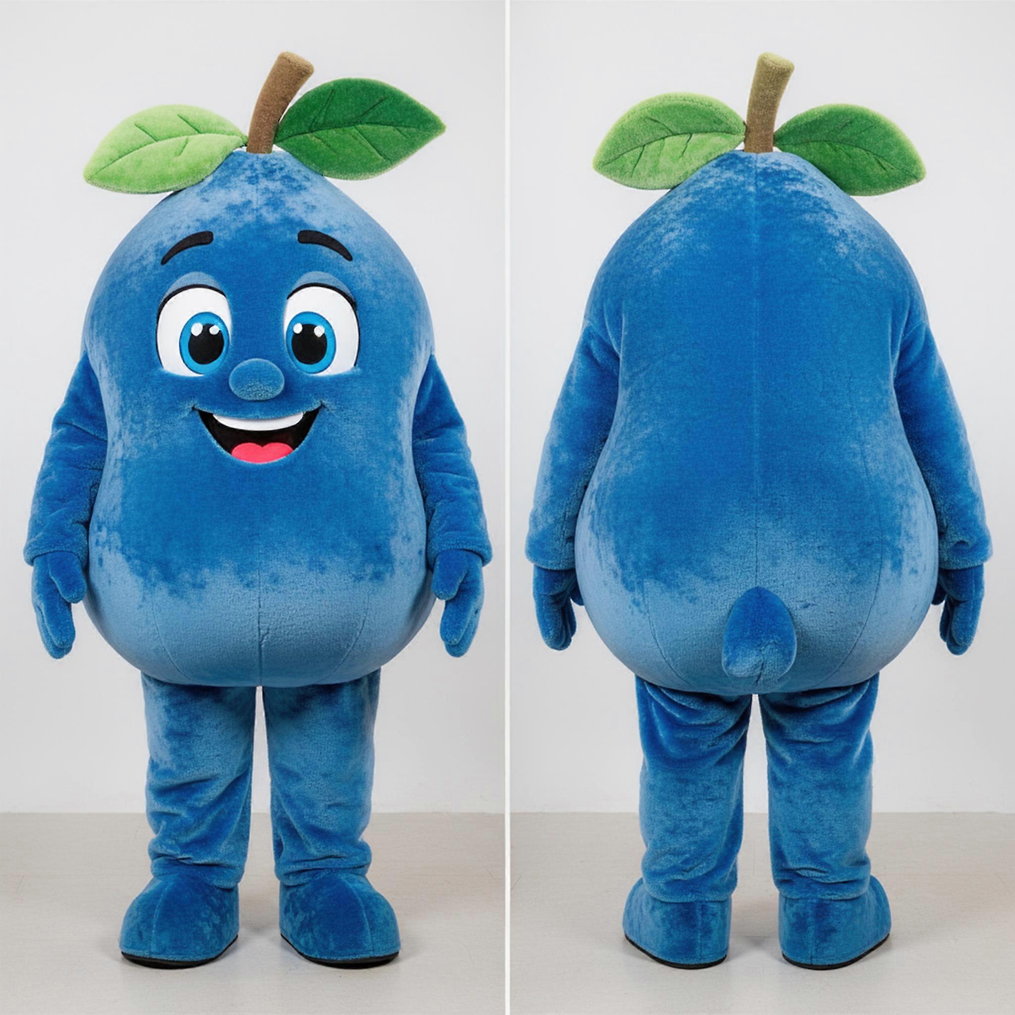 MASTICOT Blueberry Broad Shouldered Attorney Mascot