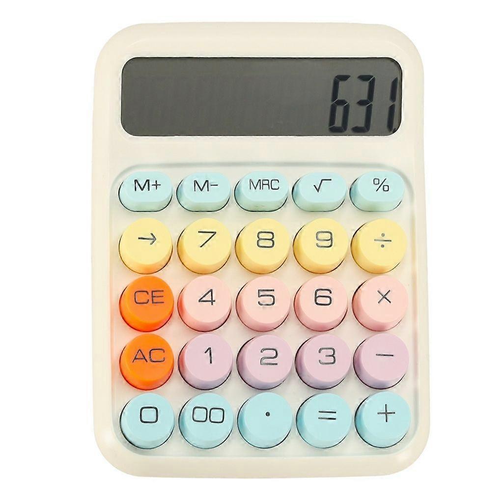Large and Round Buttons calculator - multi-colored Calculator.B3