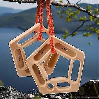 Wood Hangboard Hold for Rock Climbing,Portable Hangboard Rock Climbing,Finger Strengthener for Pull-Up Grip Arm Training OCD