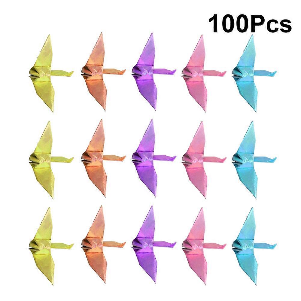 Vikbara papperstranor med origamikran, 100 st