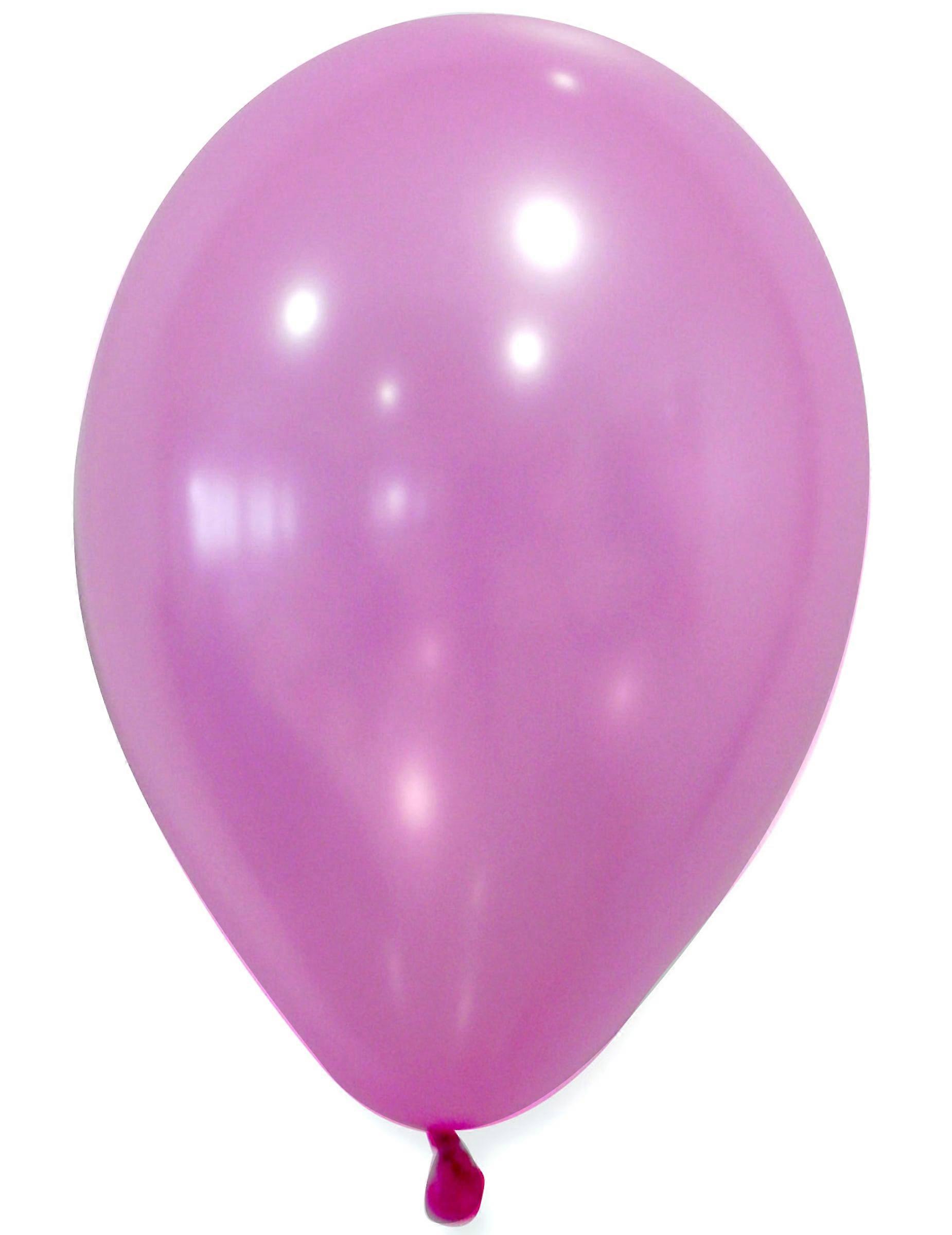 50 Metallic Pink Balloons 30 cm
