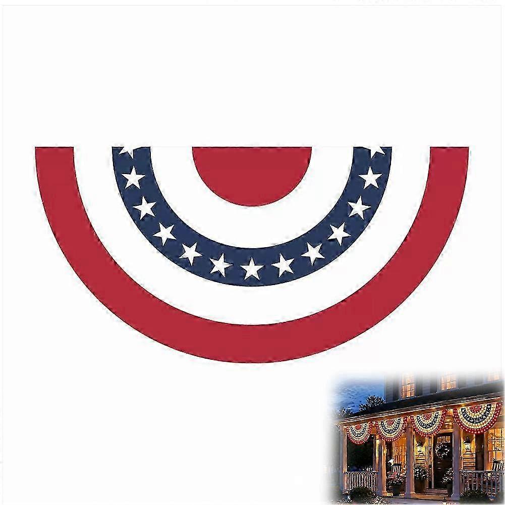 Remote-Controlled LED Patriotic Bunting