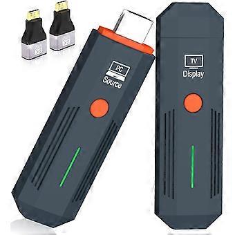 Verbeterde draadloze HDMI-zender en -ontvanger 2026, 100 meter (328 ft), plug-and-play 5G+2.4G draadloze HDMI-extenderkit, displayadapter, 4K-decodering 1080p.
