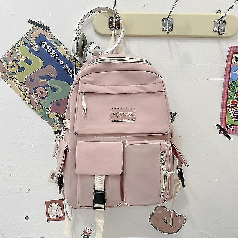 Spacious Simple Canvas Backpack Lightweight