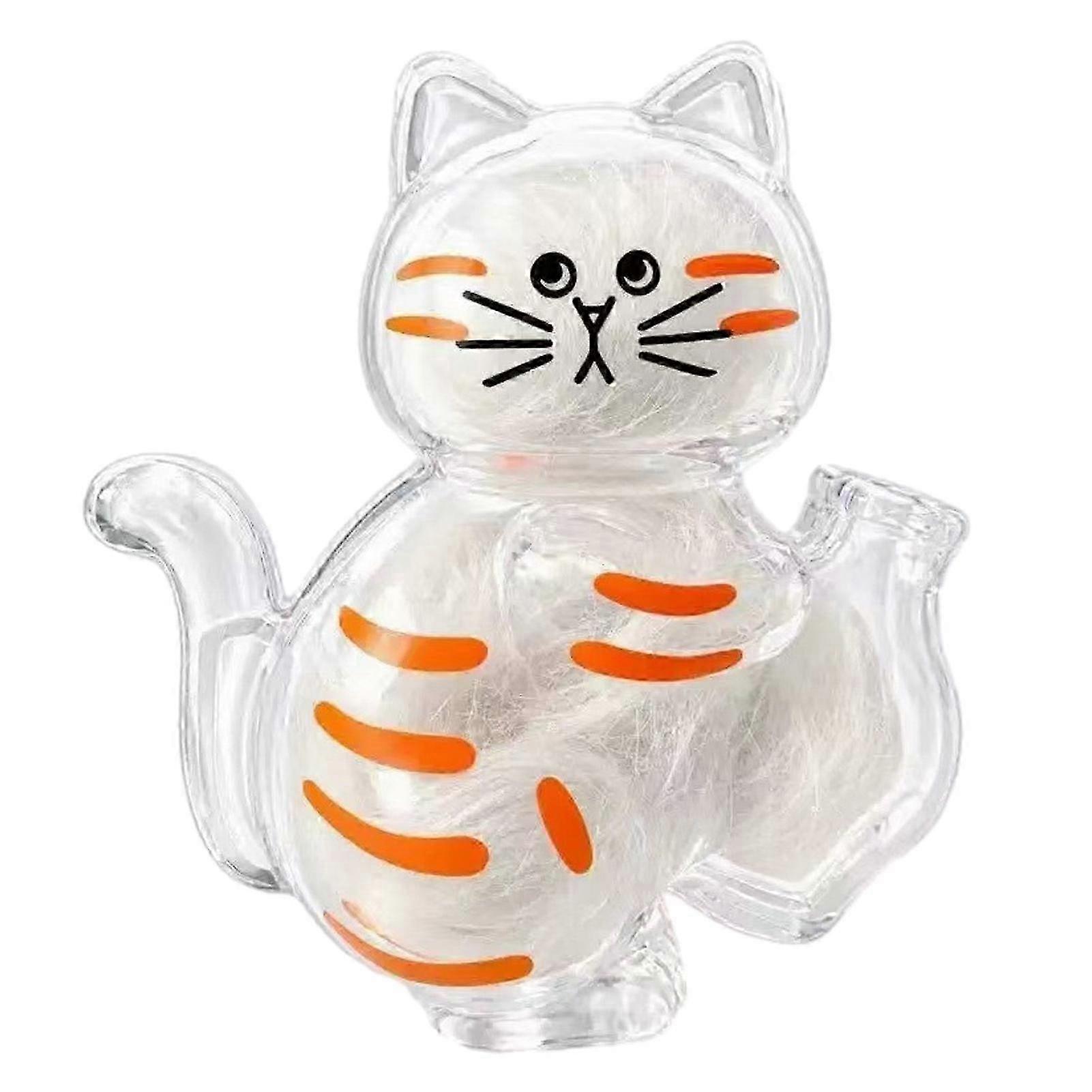 Clear Cat Profile Fridge Keepsake Magnet