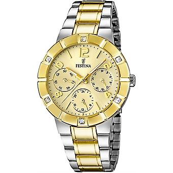 Festina Mademoiselle Quartz Analog Women's Watch with Stainless Steel Bracelet F16707/1