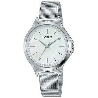 Lorus donna Quartz Analog Women Watch con invidioso In acciaio Bracciale RG279QX9