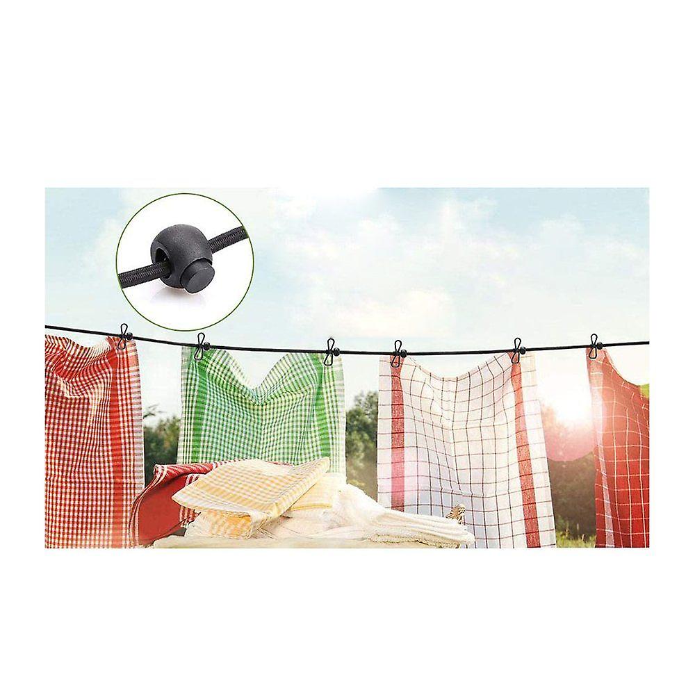 Set Of 2 Clothesline Camping Clothesline Travel Outdoor Flexible