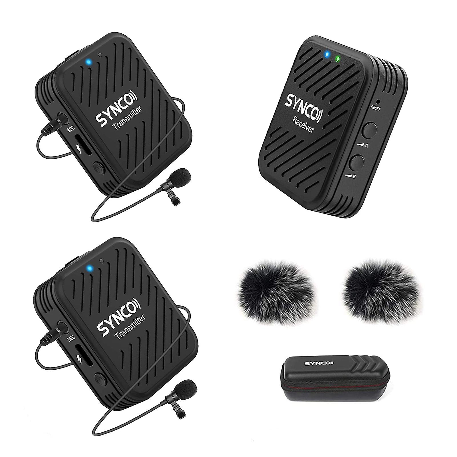 2.4g Wireless Microphone System For Smartphone Camera Camcorder