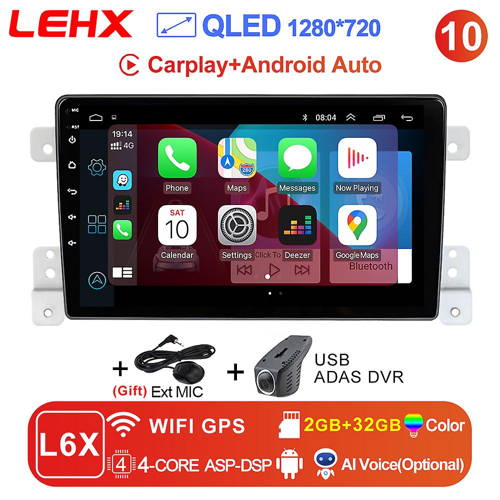 L6pro 2 Din Android 10 Autoradio Car Radio Multimedia Video Player For 3 2005 - 2015 Carplay Gps Dvd