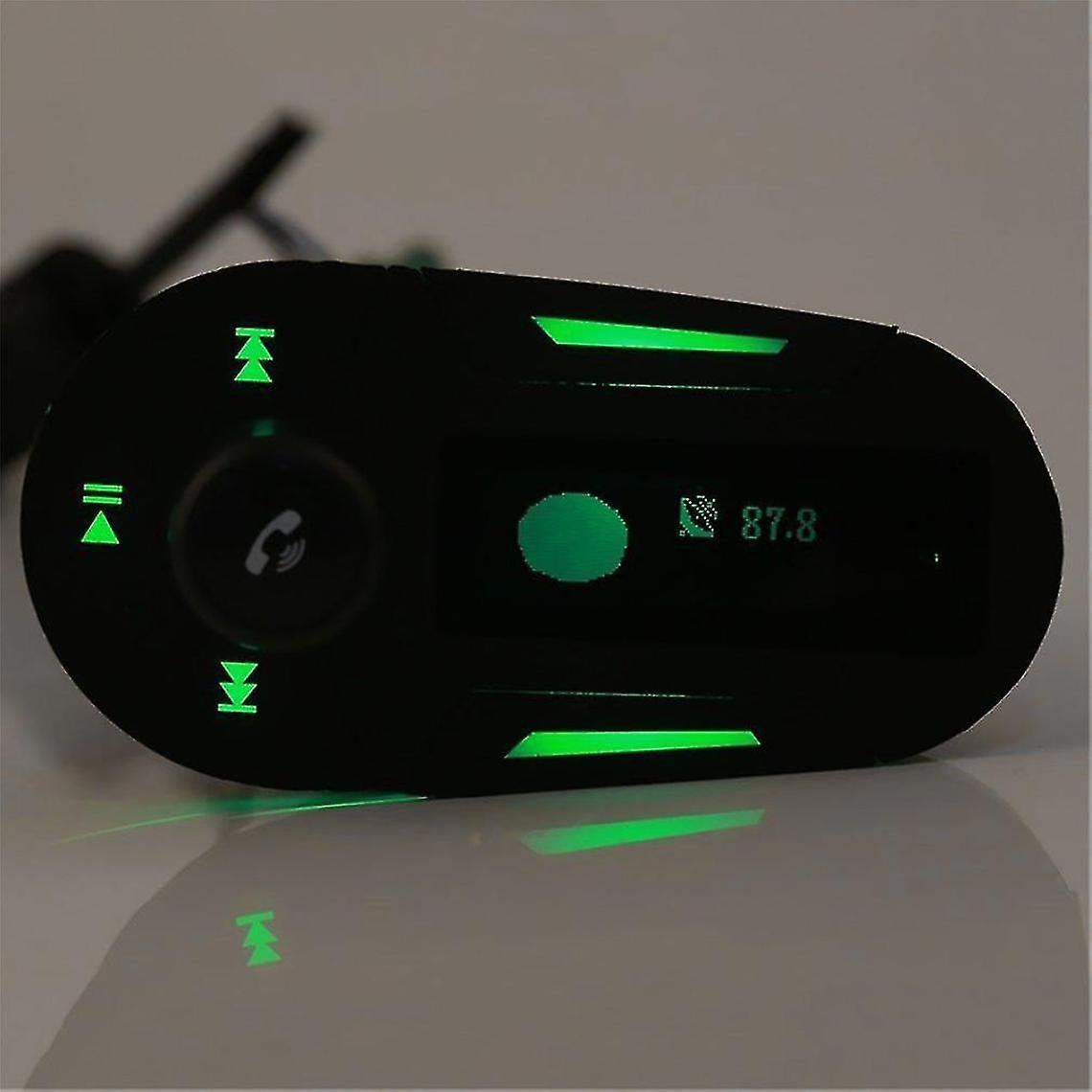 Lcd Bluetooth Car Kit Mp3 Player Fm Transmitter Modulator Mmc Remote