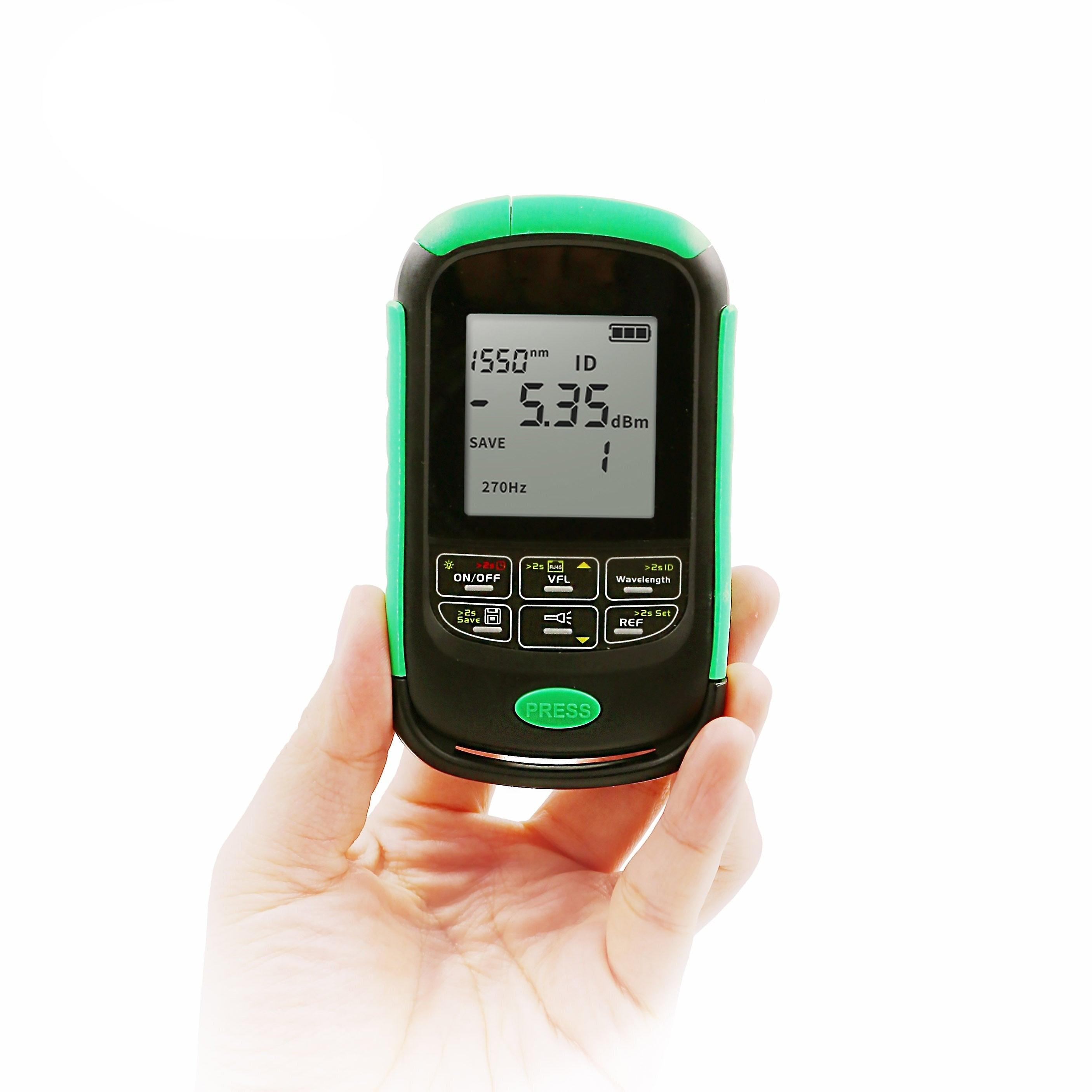 4In1 Li-lion Battery Optical Power Meter Visual Fault Locator Network Cable Test Optical Fiber Tester Vfl