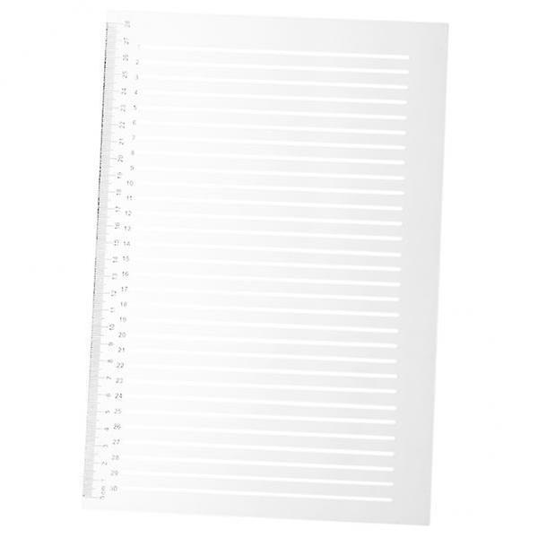 3xSoft Plastic Straight Ruler Measuring Tool Stencil for Student School Office