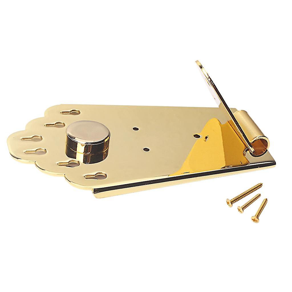 Hollow 6 Strings Guitar Mandolin Tailpiece with Mounting Screws