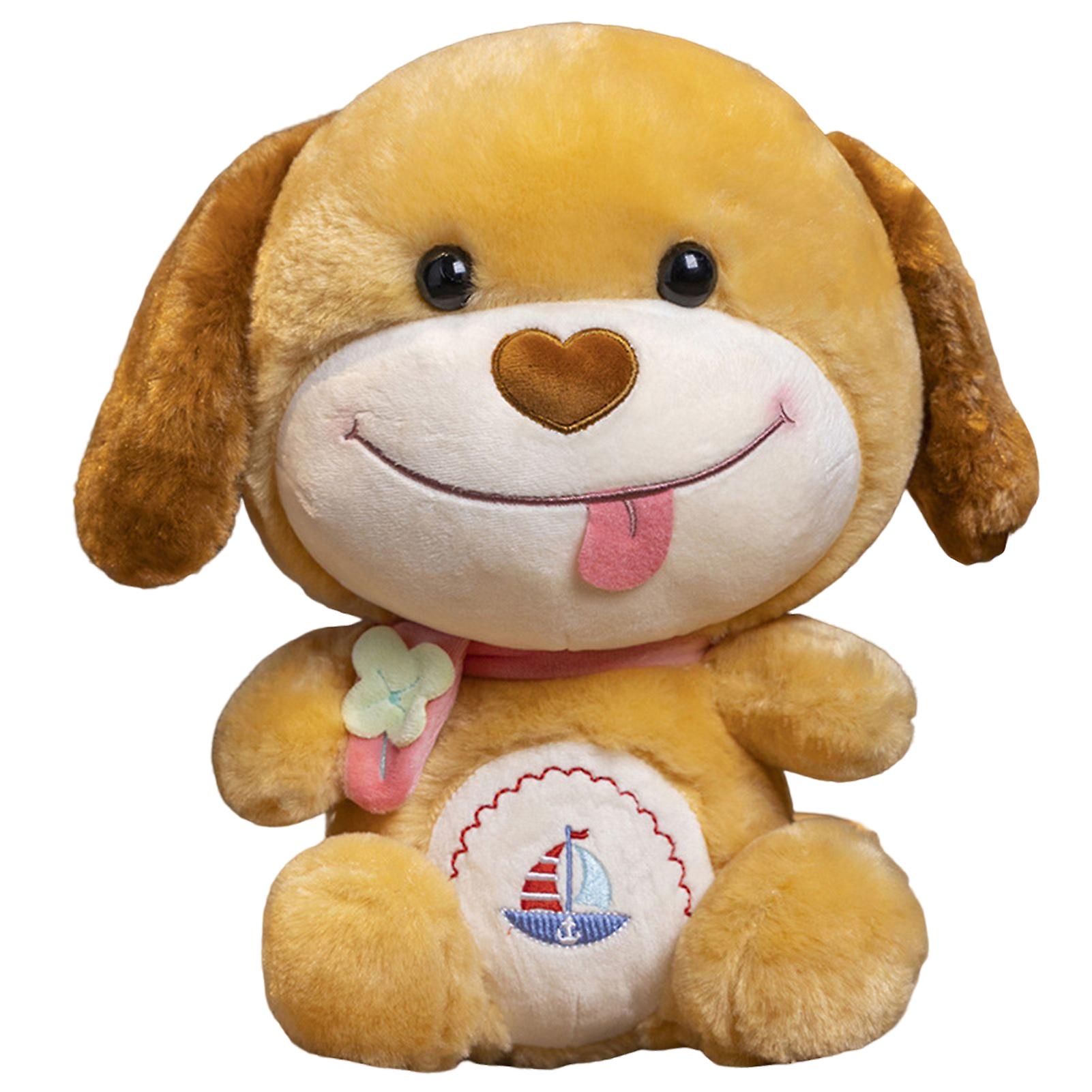 30cm Scarf Dog Plush Dolls Soft Tactile Plush Dog Doll Suitable For Children Kid Baby
