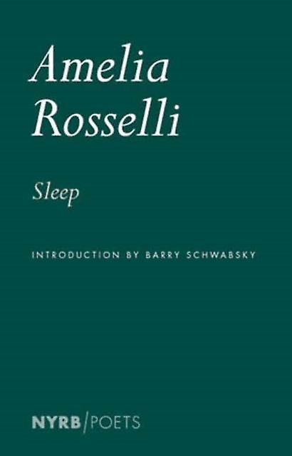 Sleep by Amelia Rosselli Paperback