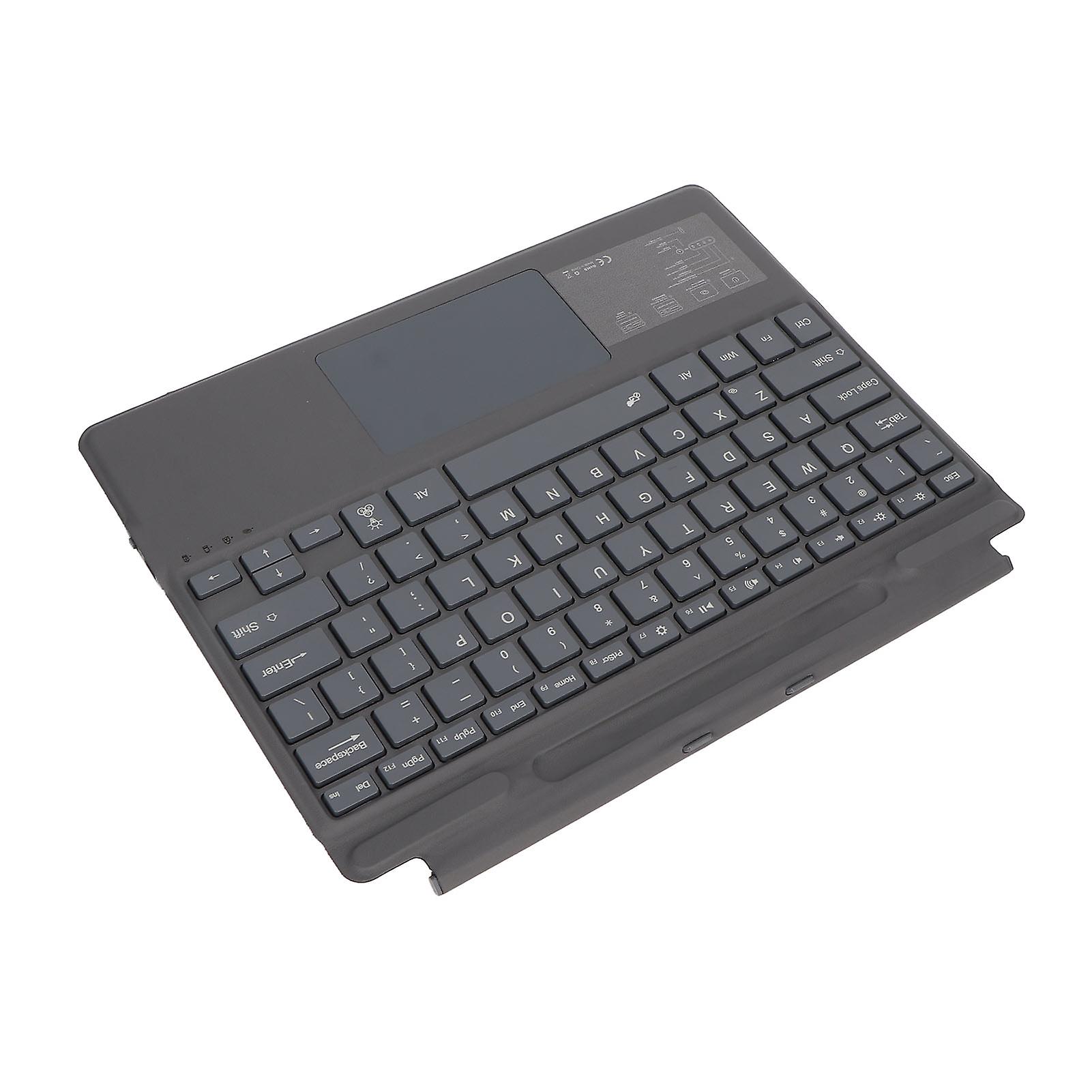 Ultra Slim Notebook Bluetooth Keyboard w/ Touchpad, Black, BT5.0