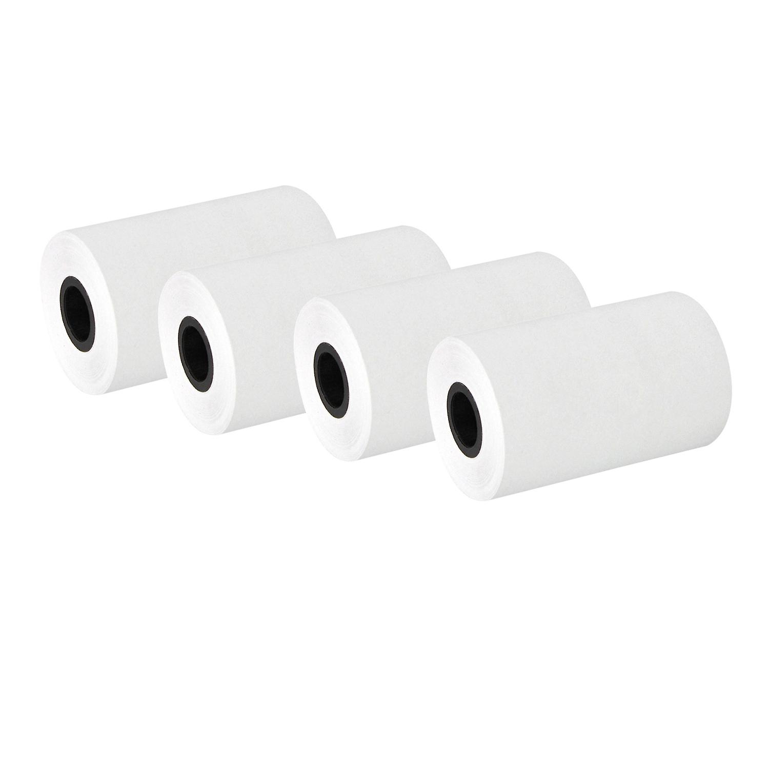 4 Rolls Thermal Receipt Paper 57x40mm/2.24x1.57in White Thermal Paper Roll Bill Ticket Clear Printin