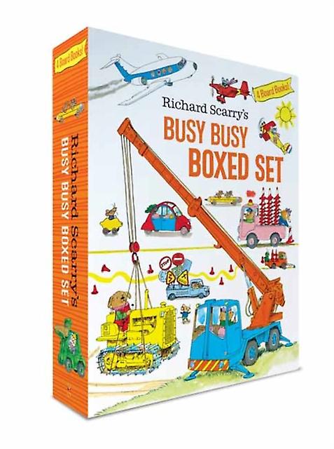Richard Scarrys Meşgul Meşgul Kutulu Set Richard Scarry tarafından Ciltsiz Kitap