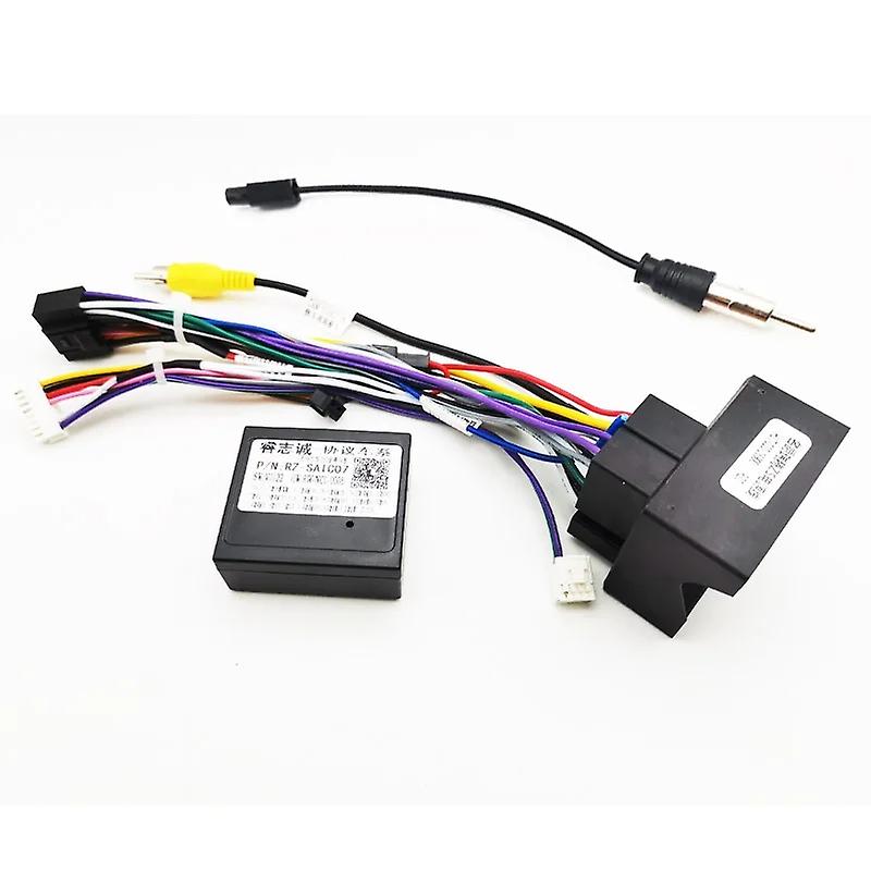 CANBus Decoder 16 Pin Plug Camera input Car Android Head Unit Cable Adapter for MG ZS EV GS HS 3 5 6