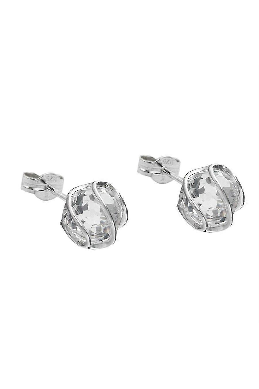 Earrings Bead Zirconia Silver 925 - Gl93245