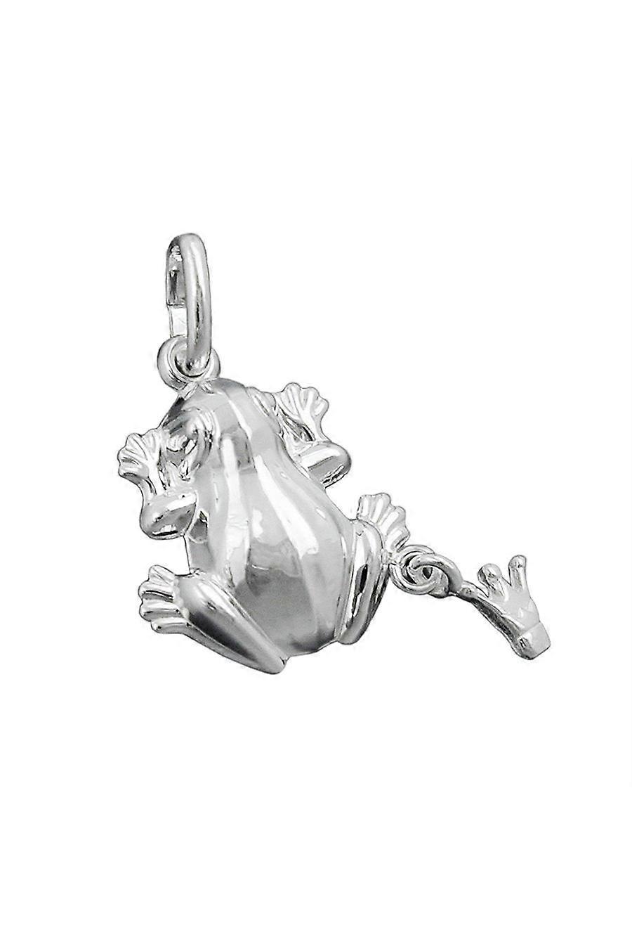Pendant Frog Whith Crown Silber 925 - Gl91176
