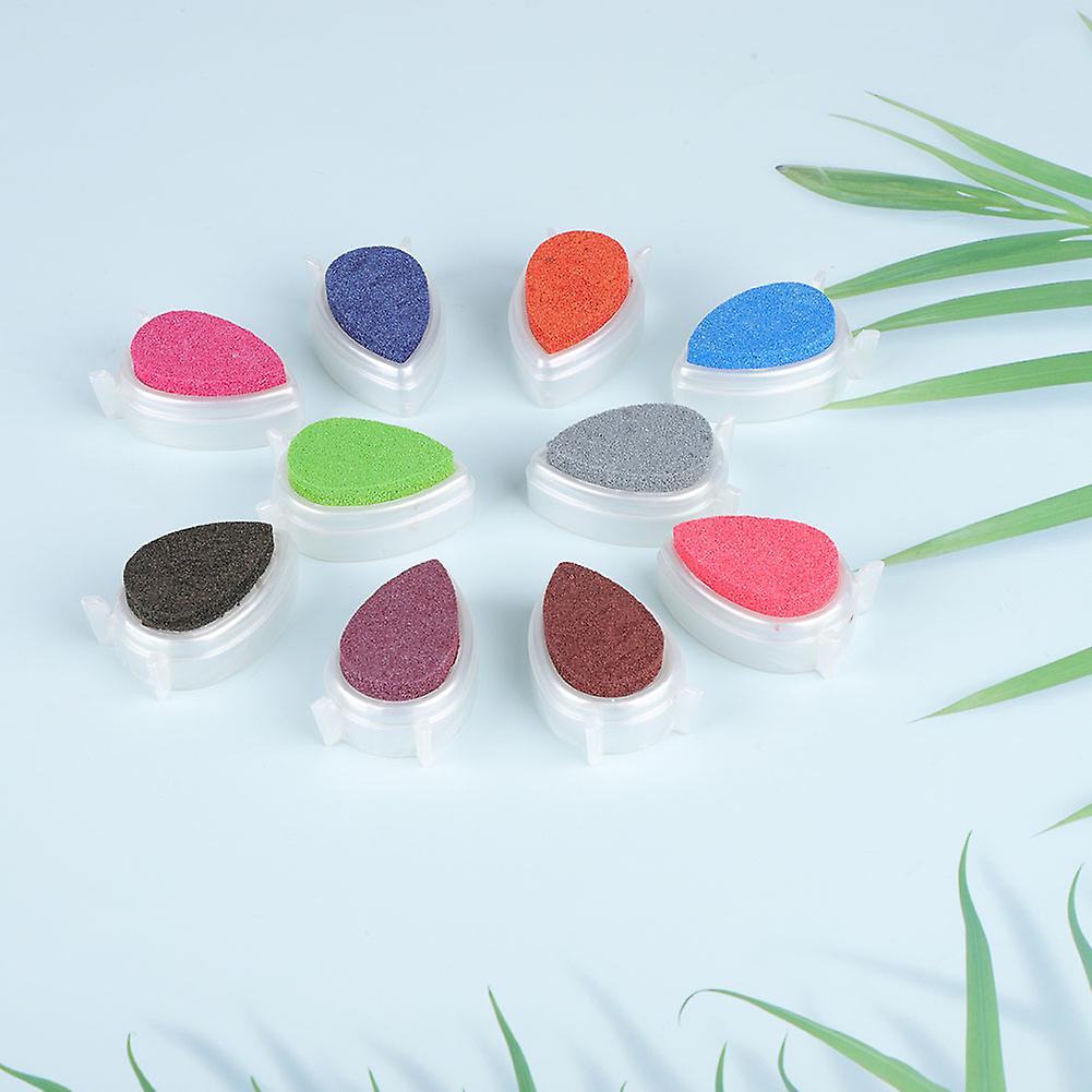 DIY Craft Ink Pads, Colorful Craft Ink Pads for Stamps, Stamping on Paper (32 Pack)