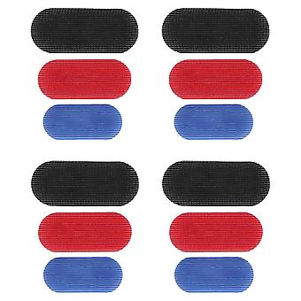 4 Set Hair Bangs Sticker Colorful Hair Fringe Fixed Clip Hair Paste Pad Hair Styling Accessories Tool for Hair Salon