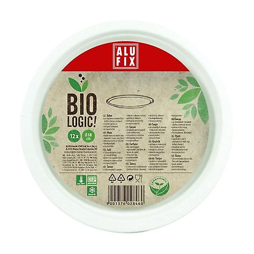 Flat plates 18cm 12 units