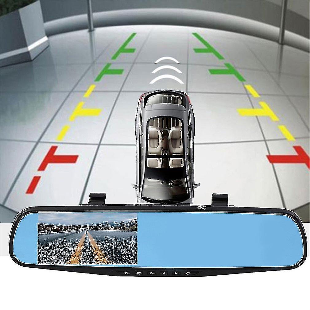 Hd 1080p Car Vehicle Traveling Data Record Rear View Mirror Camera G-sensor