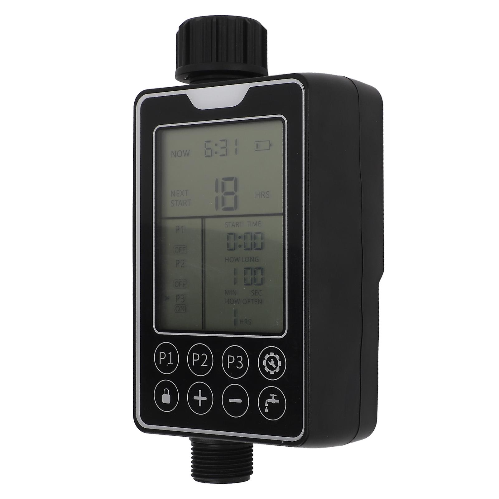 Sprinkler Timer Outdoor Water Timer Smart Touch Screen Waterproof Irrigation Timer System for Garden Lawn 1 Outlet