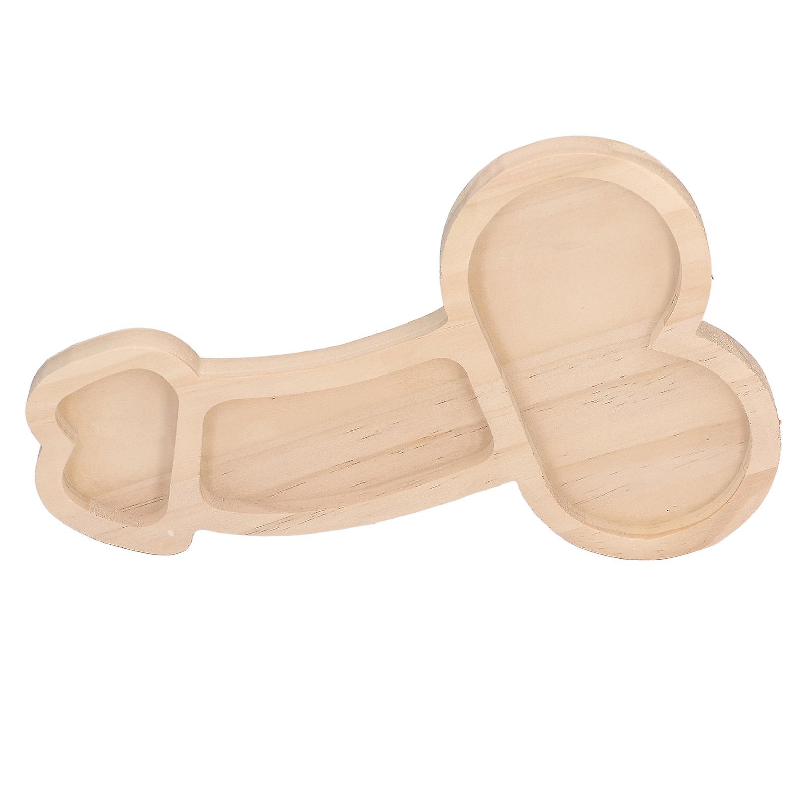 Neuheit Aperitifbrett 24cm 3-teilige BPA-freie Käseplatte Buchenholz Praktische Essensplatte für Geschenk Einweihungsparty rechts 