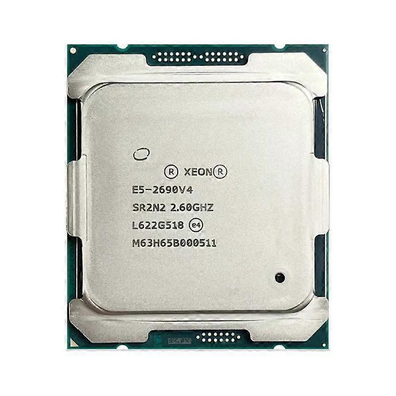 Xeon E5-2690V4 CPU - Socket LGA 2011-3 14 Cores 28 Threads 2.6GHz 35MB L3 Cache 135W.