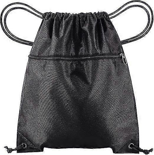 حقيبة رياضية رياضية رياضية من الحبل ، حقيبة رياضية للسباحة مقاومة للماء برباط مع جيب بسحاب