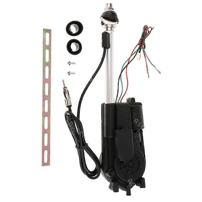 Newest Universal Retractable Car Antenna Car Retractable Radio Antenna Retrofit Kit 12V External Car Antenna Car Replacement Car UNKU60394