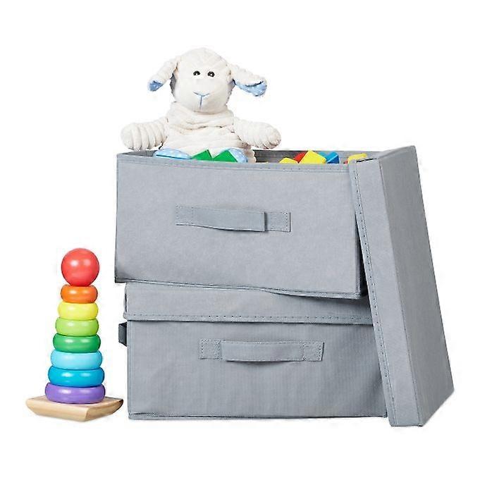 Förvaringsbox i fibertyg om 2