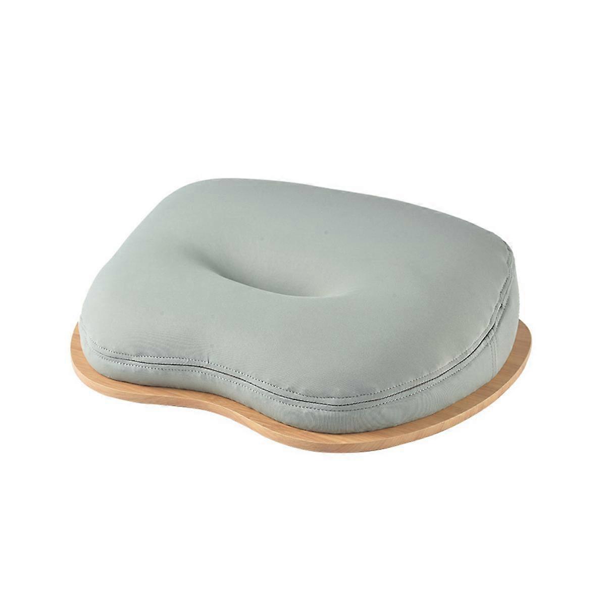 Lap Desk with Pillow Cushion Portable Bamboo Laptop Table Pillow Lap Desk Learning Desk for 14 Inch Computer Notebook A