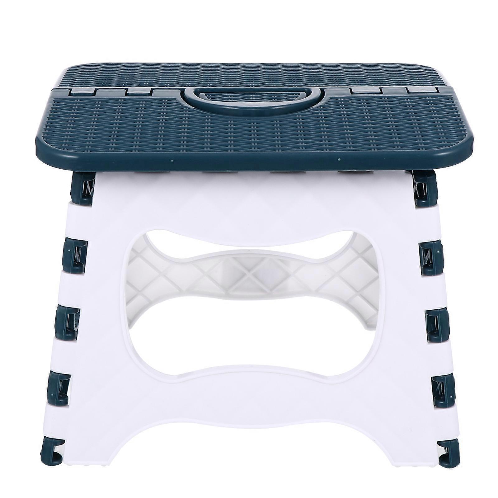 1Pc Folding Step Stool Plastic Foldable Stool Outdoor Portable Fishing Stool