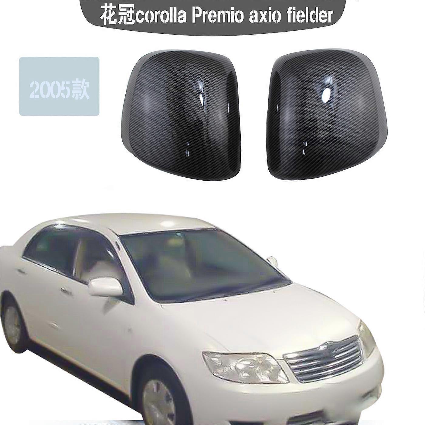 Car Rearview Mirror Cover, Corolla Premio Axio Fielder Carbon Brazing Mirror, 2005